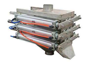 Three layer automatic magnetic drawer type separator