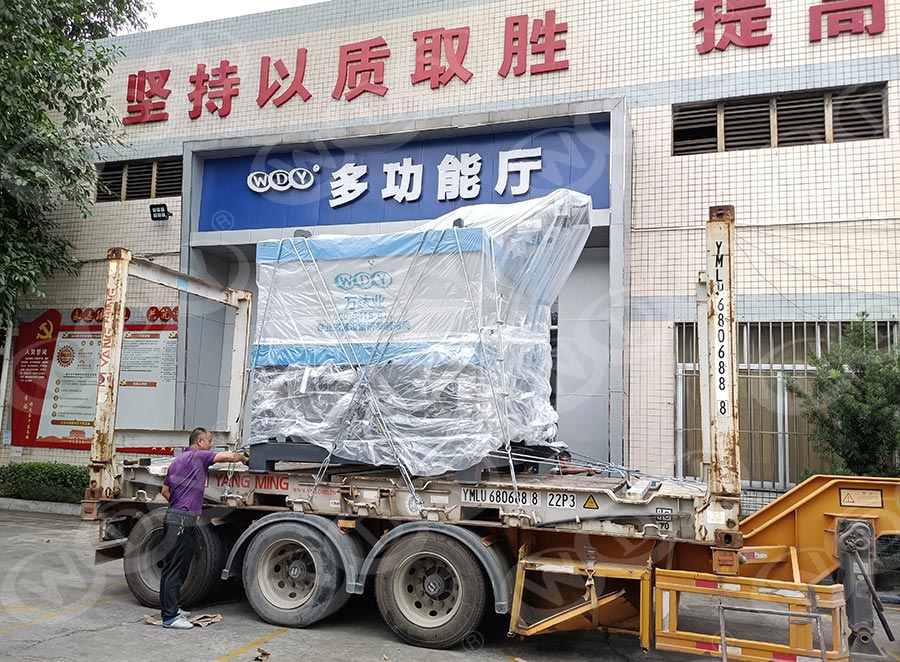 The one-meter water-cooling automatic magnetic separator was loaded and shipped to Kutch, India