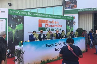 Foshan Wandaye Machinery Co.,Ltd attended the event for the Indian Ceramics Asia 2019